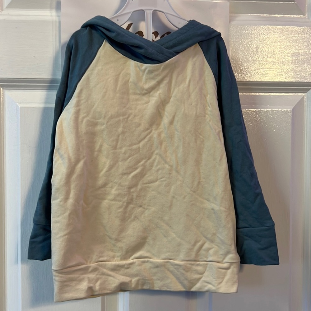 Baby sprouts size 3 T long sleeve shirt with hood excellent condition